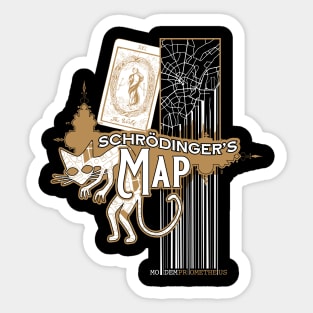 Schrodinger's Map Sticker